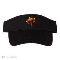 Cinco De Mayo Chili Pepper Dancing Moustache Mexican Visor thumb 0