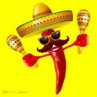Cinco De Mayo Chili Pepper Dancing Moustache Mexican Toddler T-Shirt thumb 2