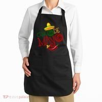 Cinco De Mayo Day of the Dead Sombrero Chili Pepper Apron thumb 2