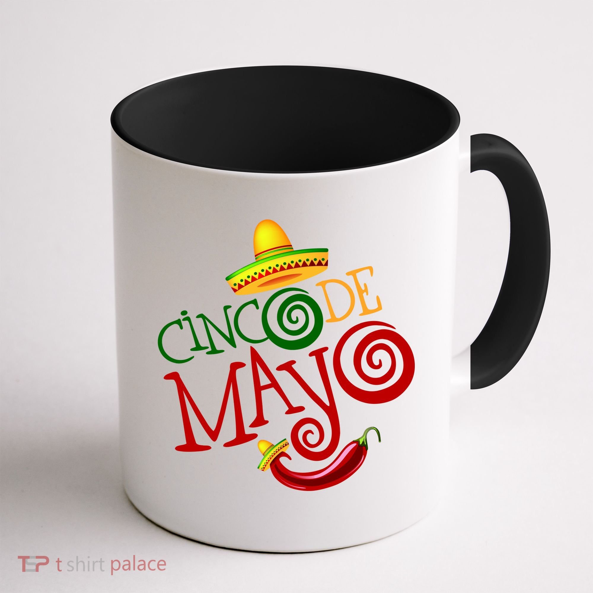 Cinco De Mayo Day of the Dead Sombrero Chili Pepper Coffee Mug