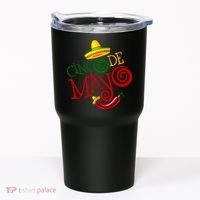 Cinco De Mayo Day of the Dead Sombrero Chili Pepper Tumbler thumb 0