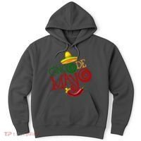 Cinco De Mayo Day of the Dead Sombrero Chili Pepper Hoodie thumb 0