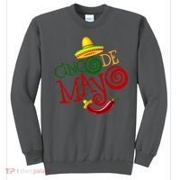 Cinco De Mayo Day of the Dead Sombrero Chili Pepper Sweatshirt thumb 0