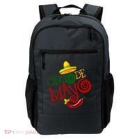 Cinco De Mayo Day of the Dead Sombrero Chili Pepper Backpack thumb 0