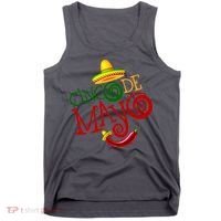 Cinco De Mayo Day of the Dead Sombrero Chili Pepper Tank Top thumb 0