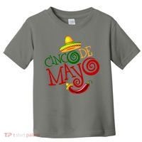 Cinco De Mayo Day of the Dead Sombrero Chili Pepper Toddler T-Shirt thumb 0