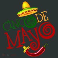 Cinco De Mayo Day of the Dead Sombrero Chili Pepper Kids Long Sleeve Shirt thumb 2