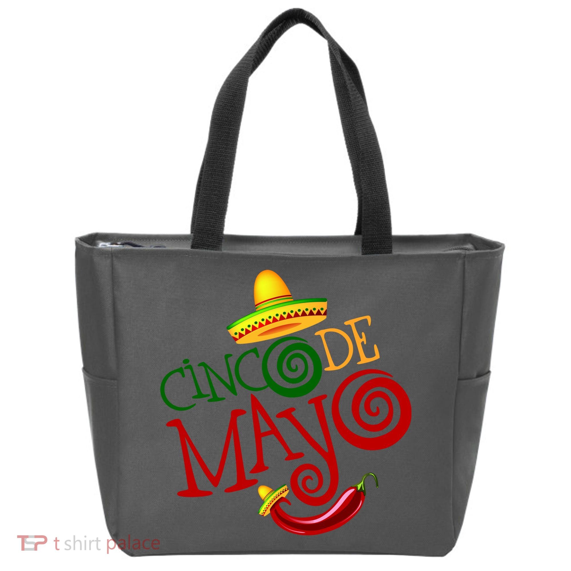 Cinco De Mayo Day of the Dead Sombrero Chili Pepper Tote Bag