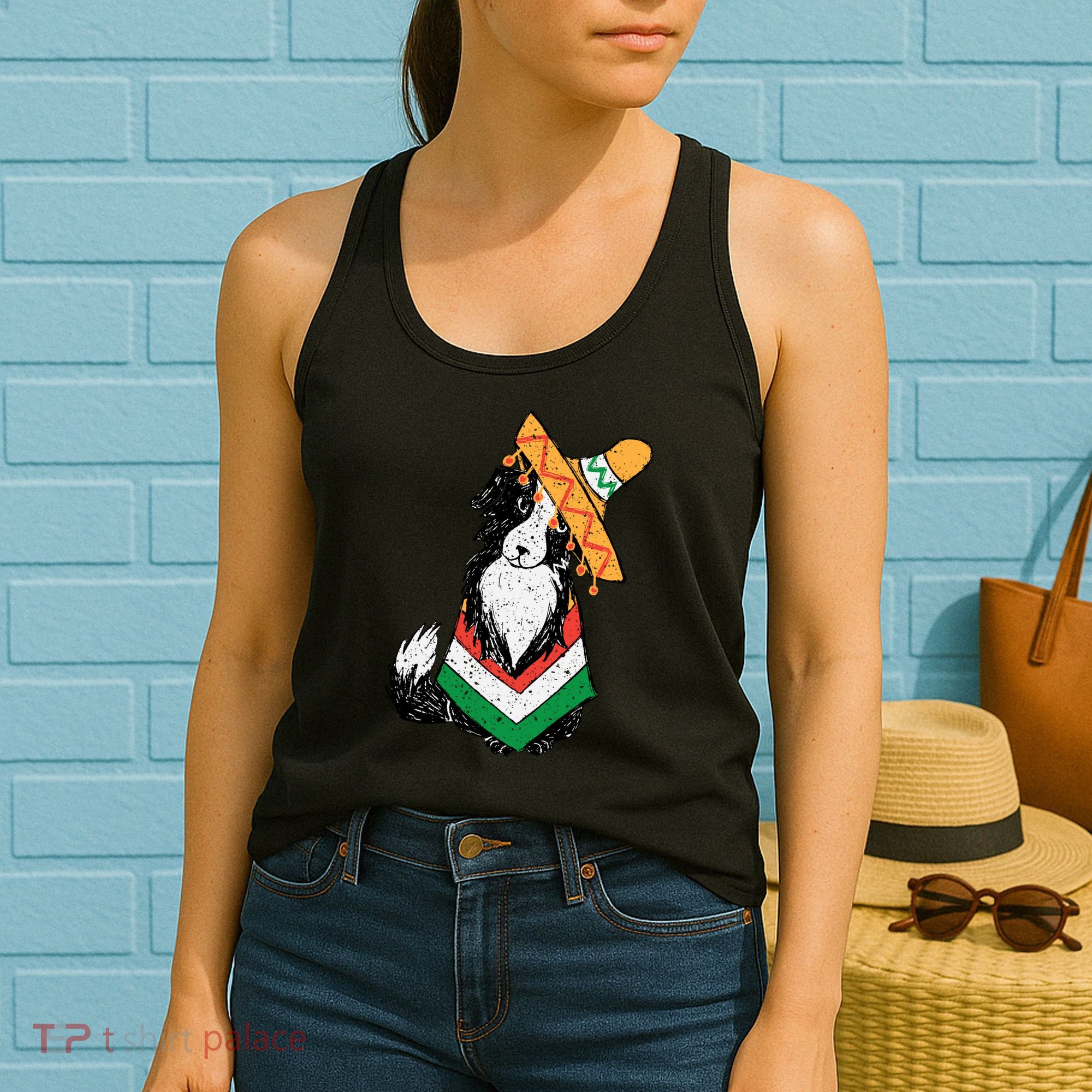 Cinco De Mayo Dog Women's Tank Top