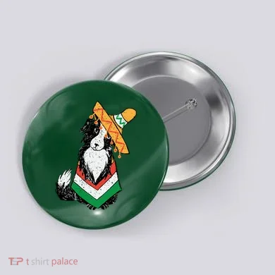 Cinco De Mayo Dog Button