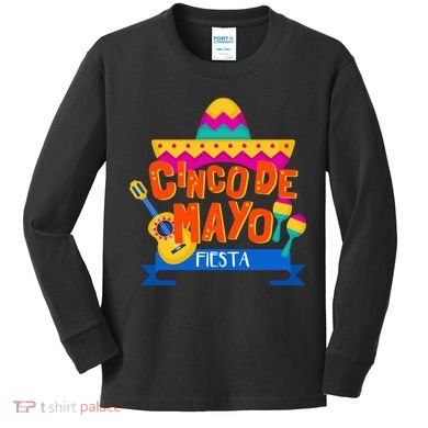 Cinco De Mayo Fiesta  Kids Long Sleeve Shirt