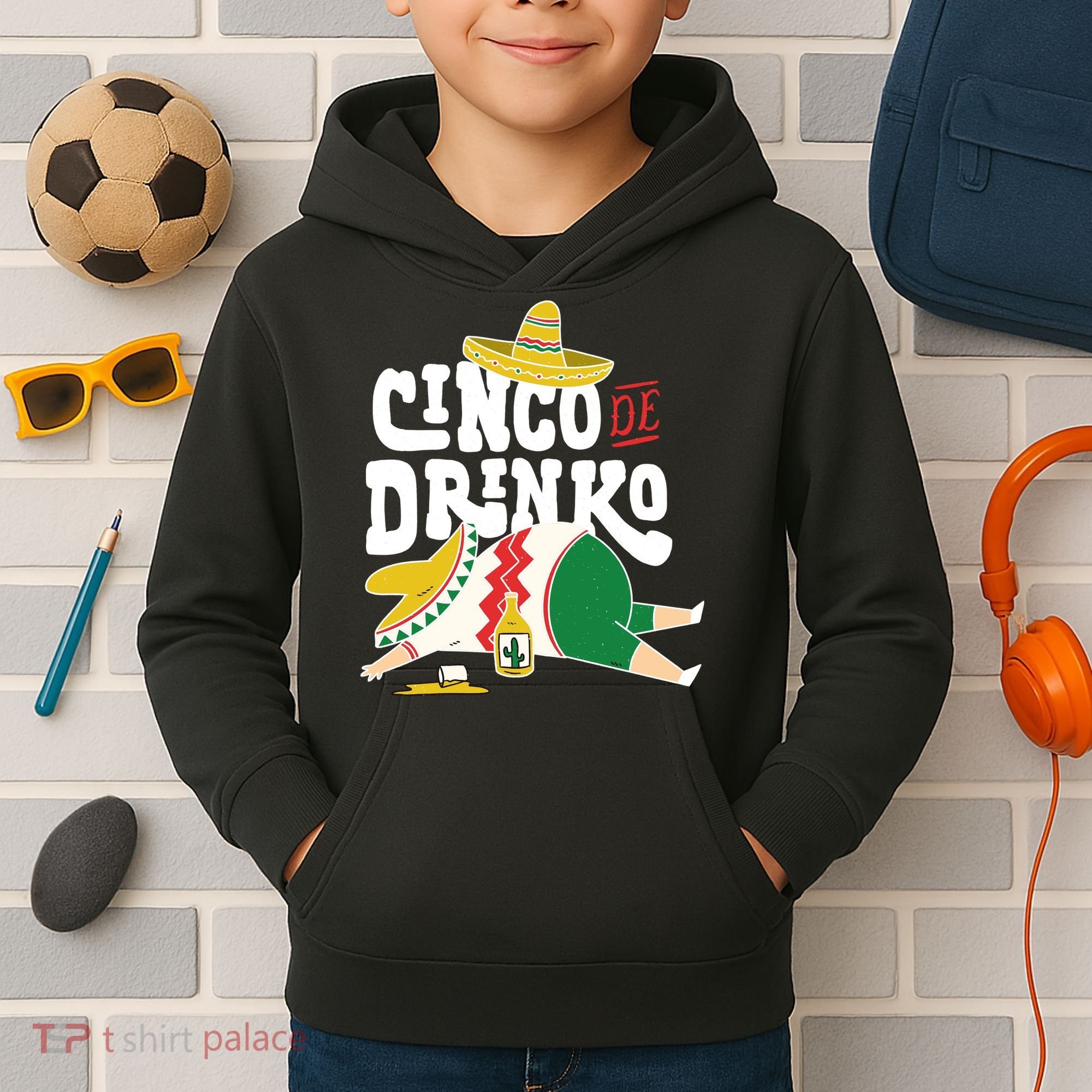Cinco De Mayo Funny Kids Hoodie