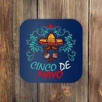 Cinco De Mayo Logo Coaster thumb 0