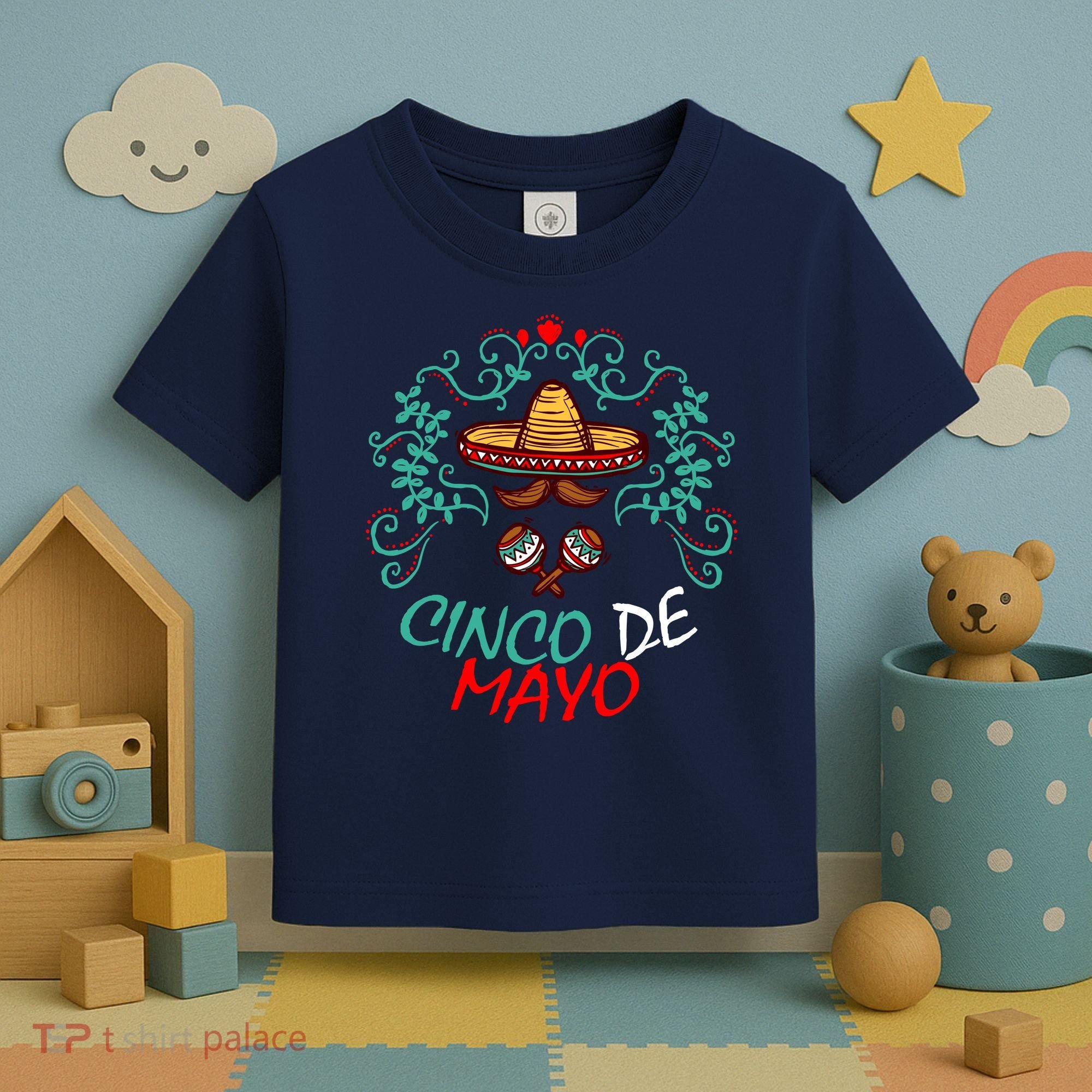 Cinco De Mayo Logo Toddler T-Shirt
