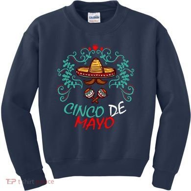Cinco De Mayo Logo Kids Sweatshirt