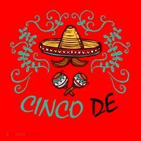 Cinco De Mayo Logo Santa Hat thumb 1