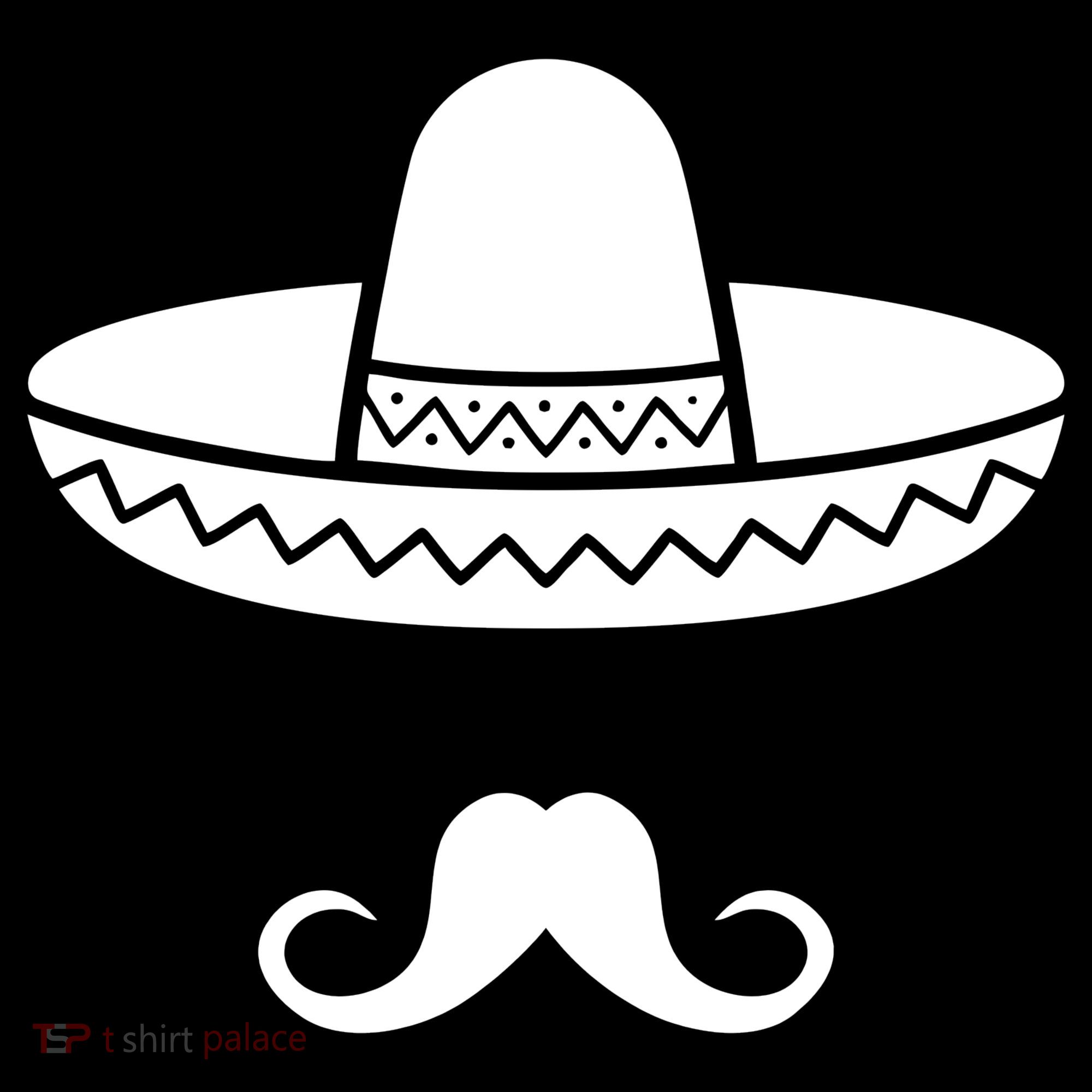 Cinco De Mayo Mexican Sombrero Moustache Apron