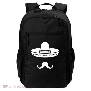 Cinco De Mayo Mexican Sombrero Moustache Backpack