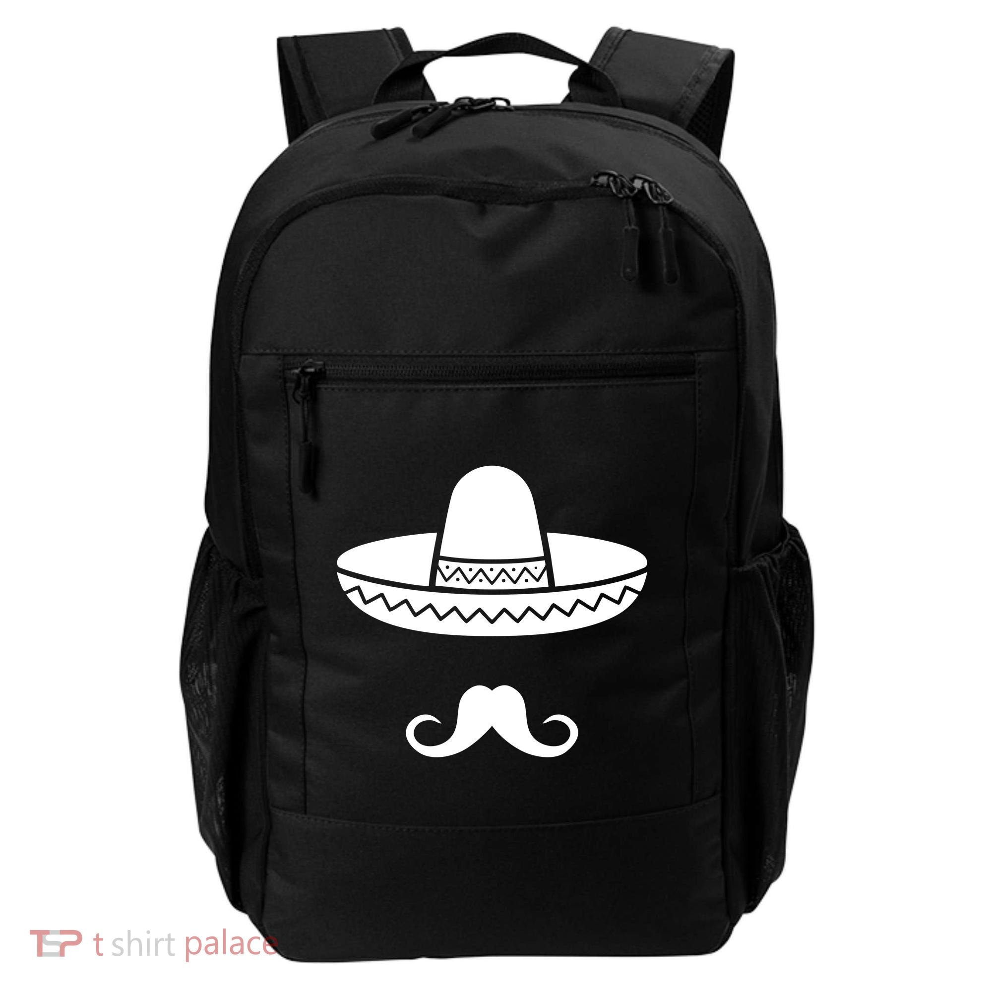 Cinco De Mayo Mexican Sombrero Moustache Backpack