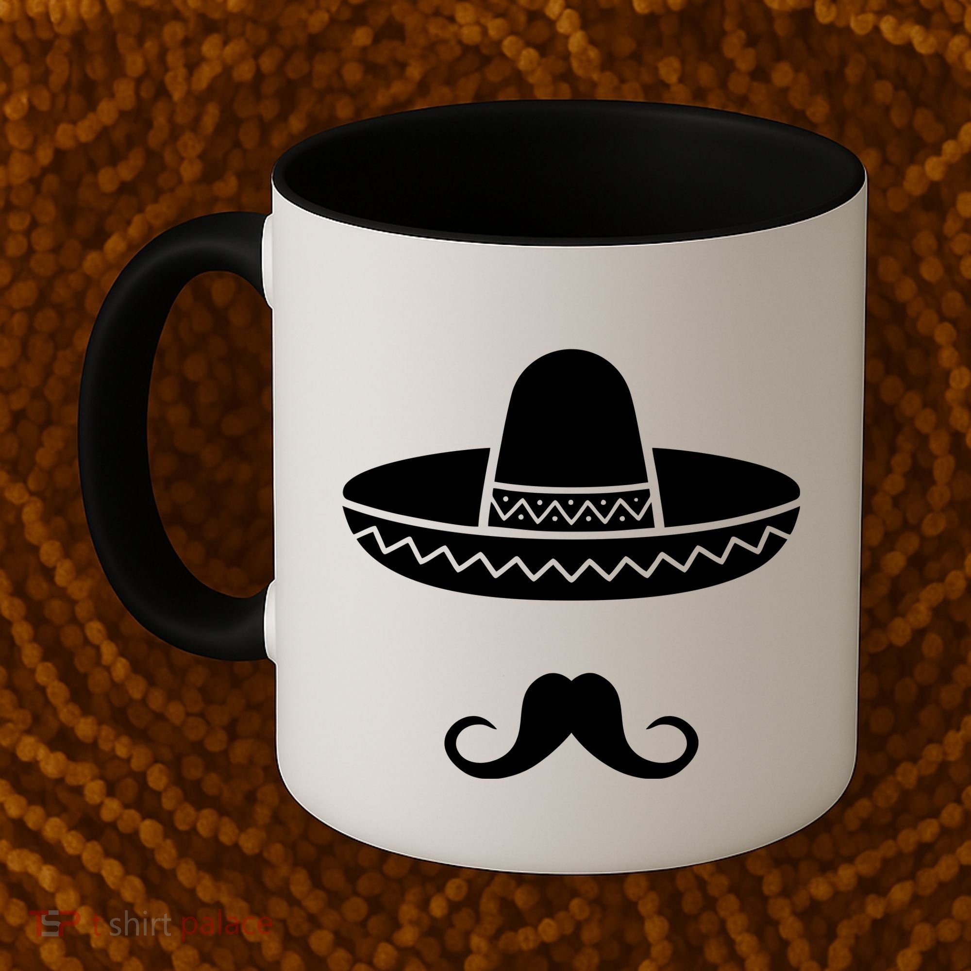 Cinco De Mayo Mexican Sombrero Moustache Coffee Mug