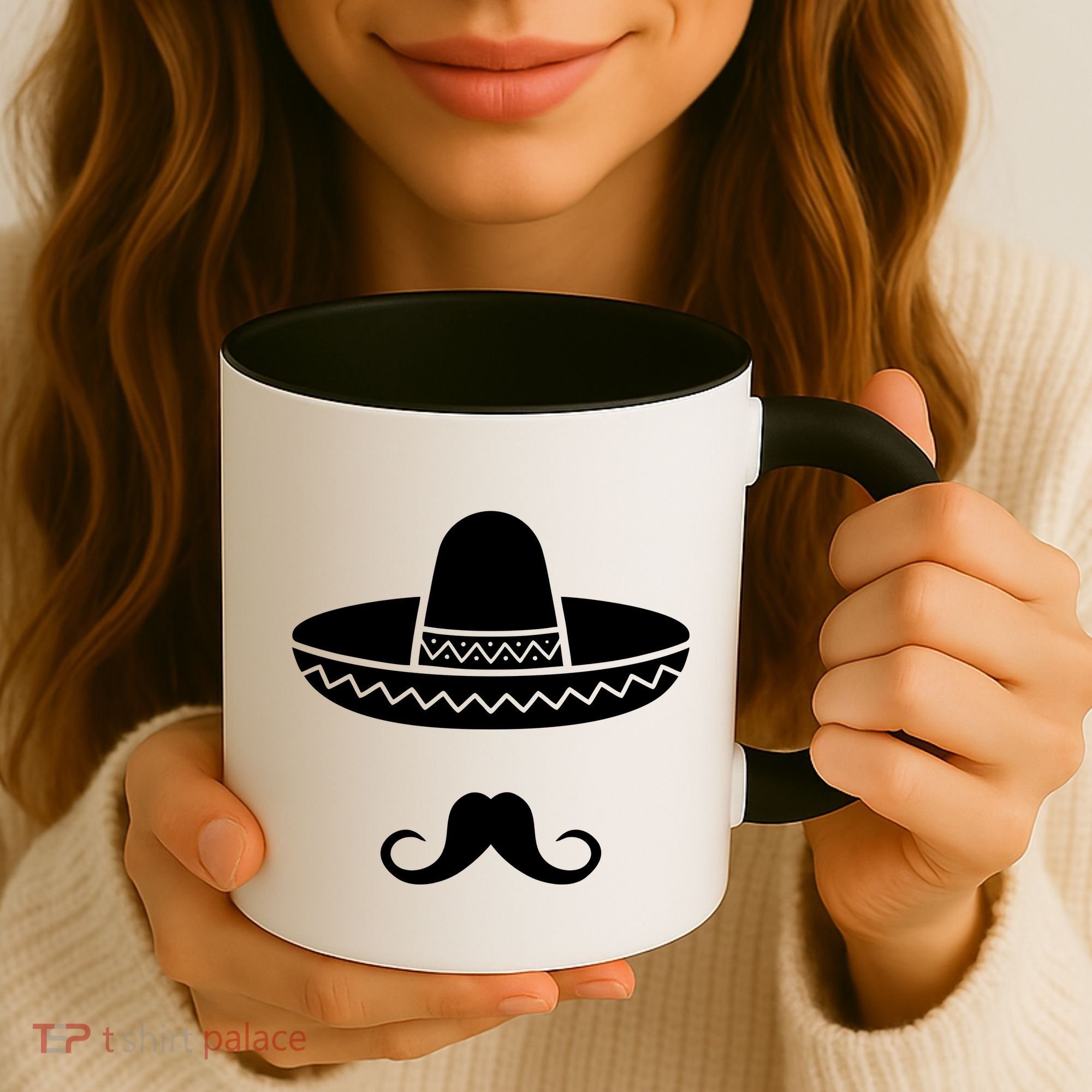 Cinco De Mayo Mexican Sombrero Moustache Coffee Mug