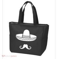 Cinco De Mayo Mexican Sombrero Moustache Tote Bag thumb 3