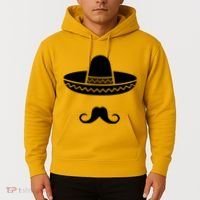 Cinco De Mayo Mexican Sombrero Moustache Hoodie thumb 2