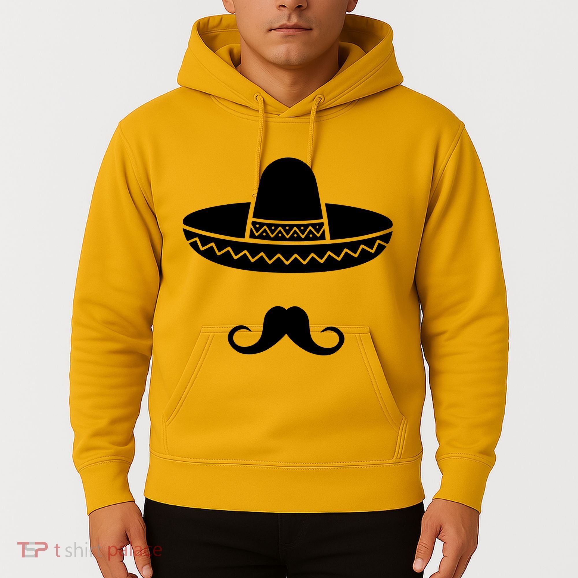 Cinco De Mayo Mexican Sombrero Moustache Hoodie