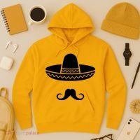Cinco De Mayo Mexican Sombrero Moustache Hoodie thumb 3