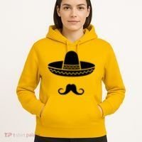 Cinco De Mayo Mexican Sombrero Moustache Hoodie thumb 5