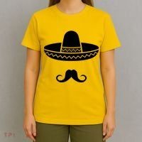 Cinco De Mayo Mexican Sombrero Moustache T-Shirt thumb 4
