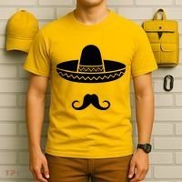 Cinco De Mayo Mexican Sombrero Moustache T-Shirt thumb 6