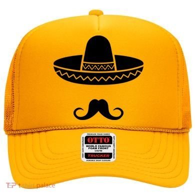 Cinco De Mayo Mexican Sombrero Moustache Hat