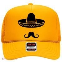 Cinco De Mayo Mexican Sombrero Moustache Hat thumb 0