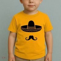 Cinco De Mayo Mexican Sombrero Moustache Toddler T-Shirt thumb 2