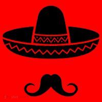 Cinco De Mayo Mexican Sombrero Moustache Santa Hat thumb 1