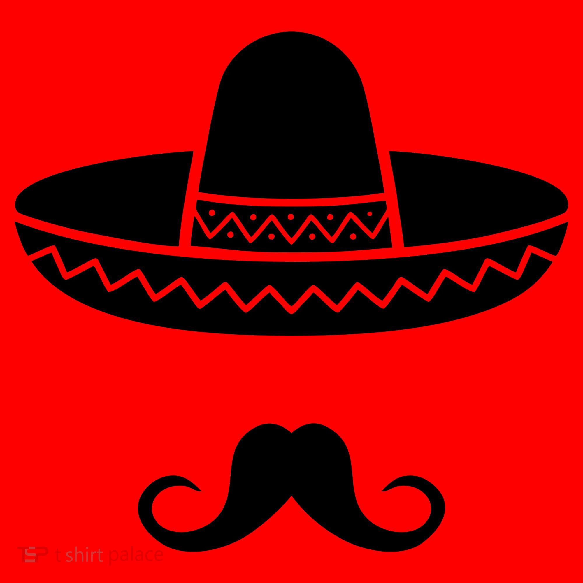 Cinco De Mayo Mexican Sombrero Moustache Santa Hat