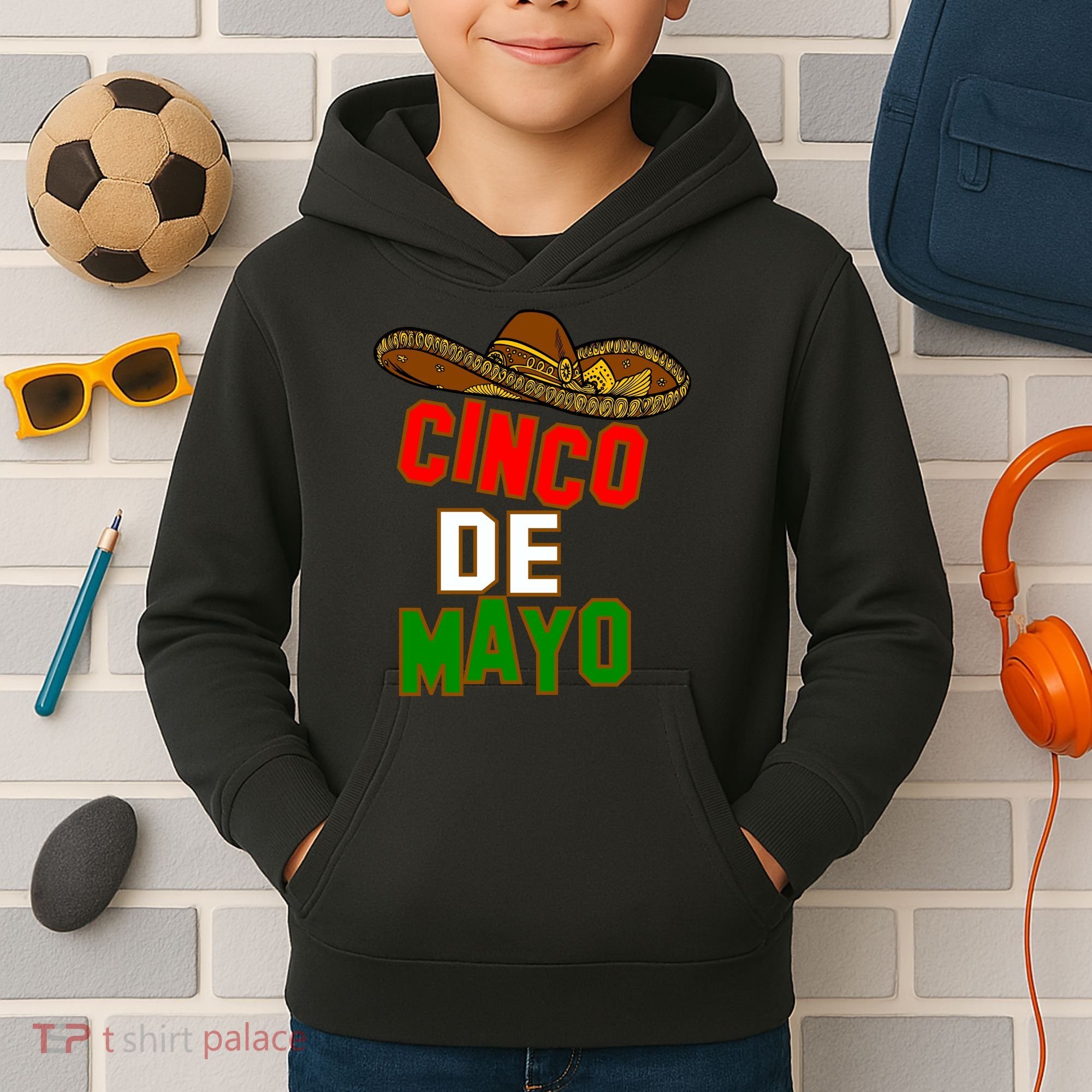 Cinco De Mayo Party Kids Hoodie