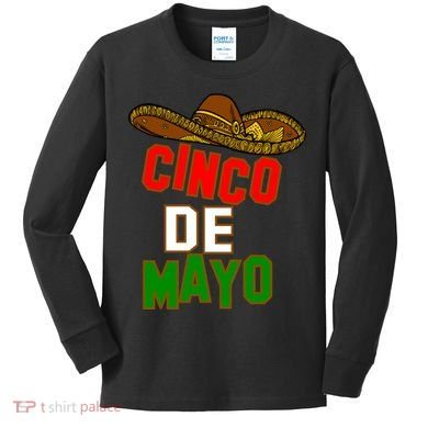 Cinco De Mayo Party Kids Long Sleeve Shirt