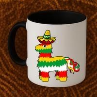 Cinco De Mayo Party Pinata Fiesta Sombrero Coffee Mug thumb 2