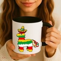 Cinco De Mayo Party Pinata Fiesta Sombrero Coffee Mug thumb 3