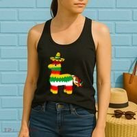 Cinco De Mayo Party Pinata Fiesta Sombrero Women's Tank Top thumb 2