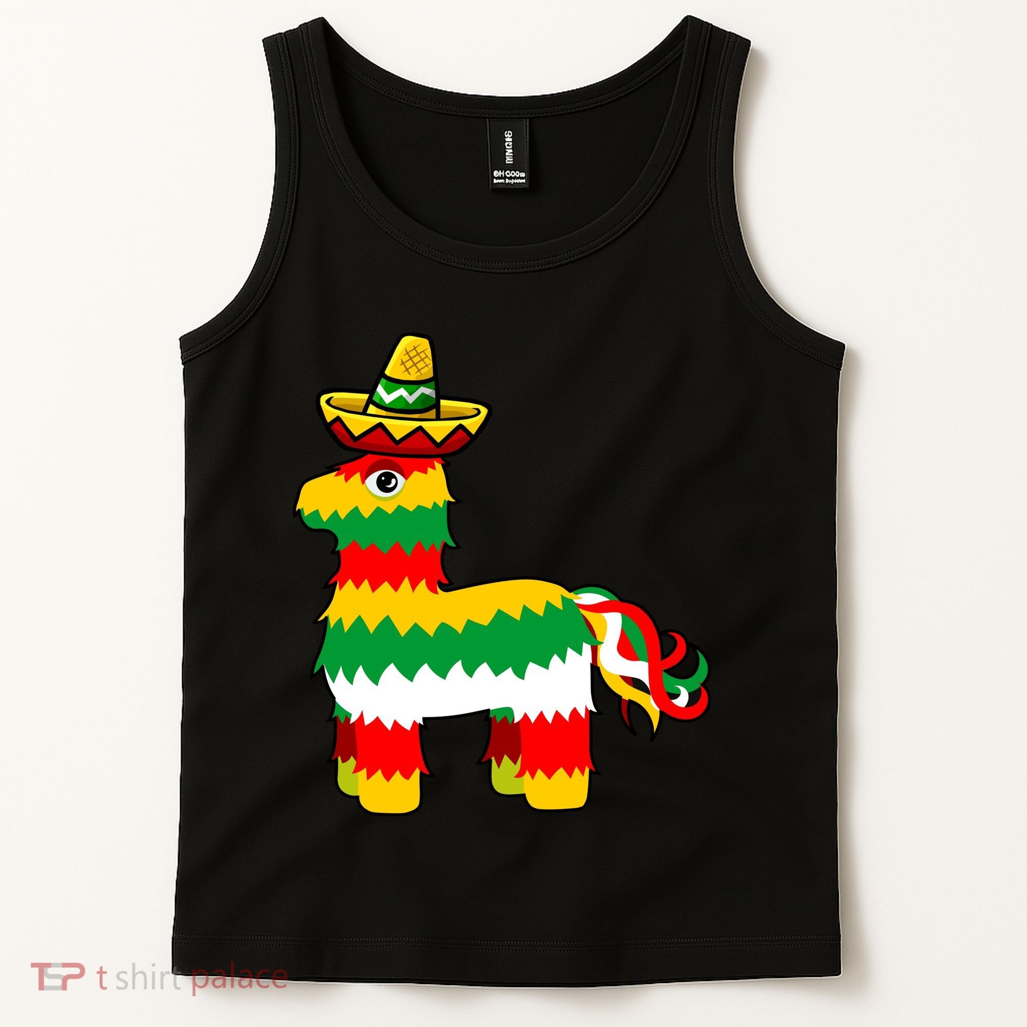 Cinco De Mayo Party Pinata Fiesta Sombrero Tank Top