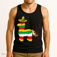 Cinco De Mayo Party Pinata Fiesta Sombrero Tank Top thumb 3