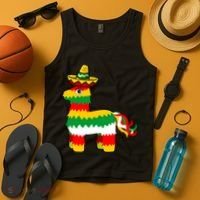 Cinco De Mayo Party Pinata Fiesta Sombrero Tank Top thumb 4