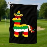 Cinco De Mayo Party Pinata Fiesta Sombrero Golf Towel thumb 1