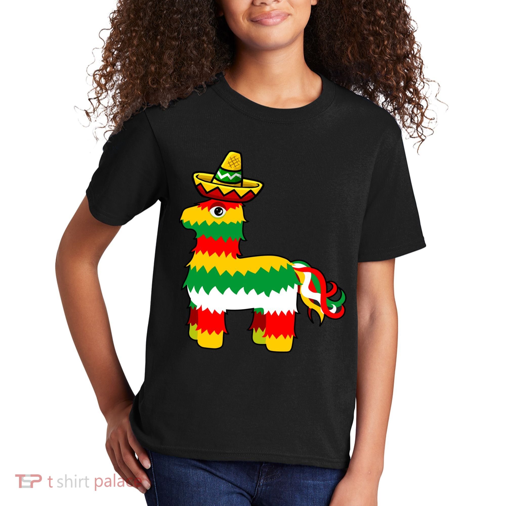 Cinco De Mayo Party Pinata Fiesta Sombrero Kids T-Shirt