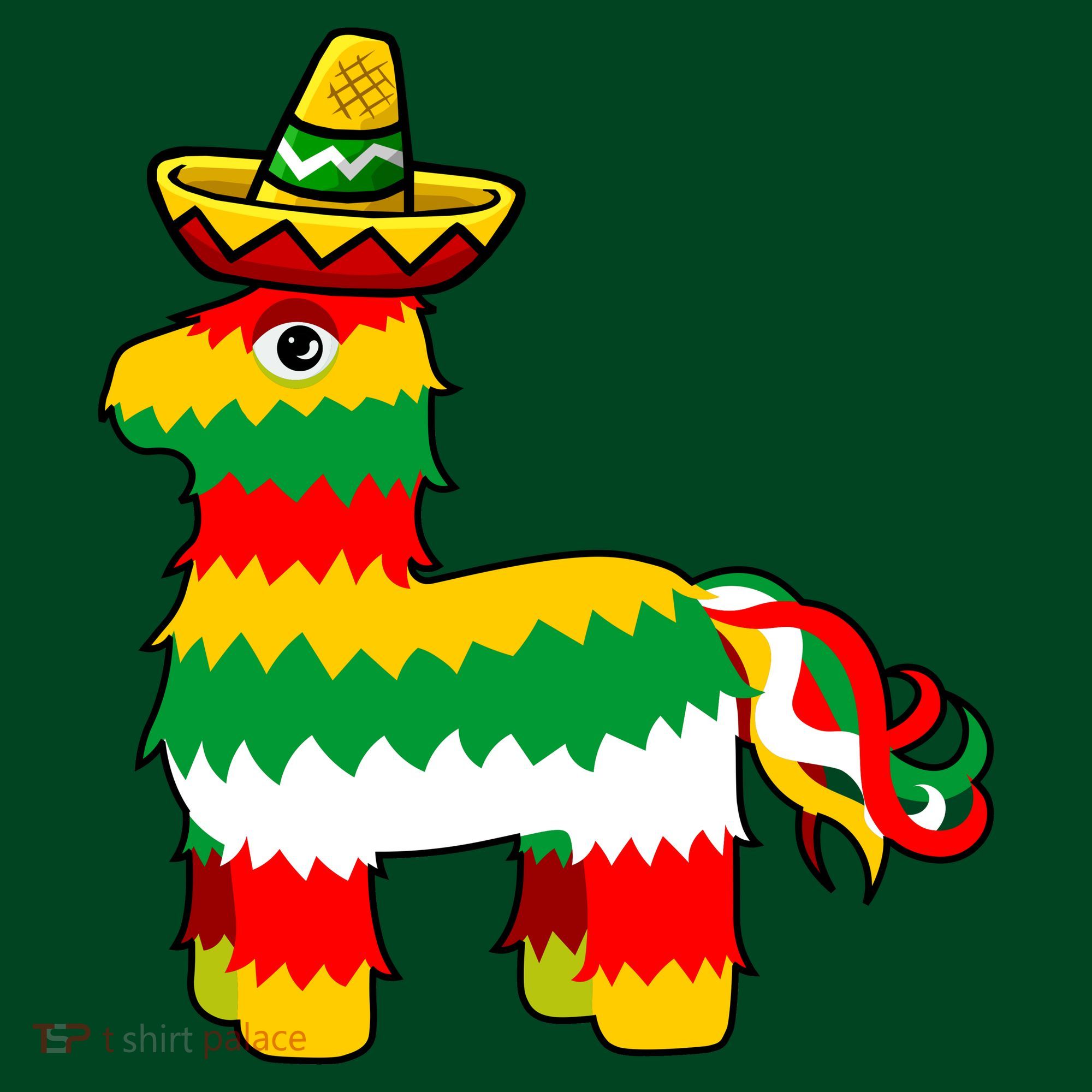 Cinco De Mayo Party Pinata Fiesta Sombrero T-Shirt