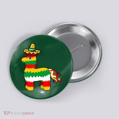 Cinco De Mayo Party Pinata Fiesta Sombrero Button