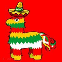 Cinco De Mayo Party Pinata Fiesta Sombrero Santa Hat thumb 1